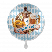 Folienballon Oktoberfest Ozapt is! blau