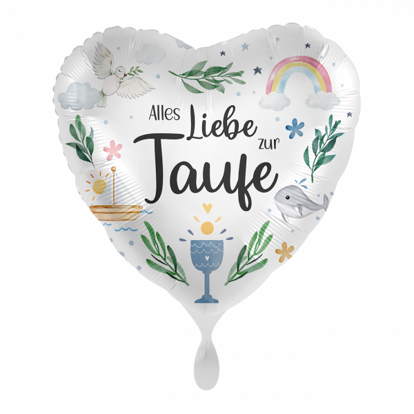 Folienballon Taufe - Alles Liebe zur Taufe