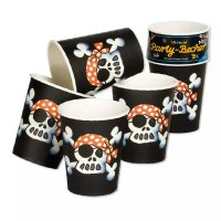 Pappbecher Piratenflagge Jolly Roger