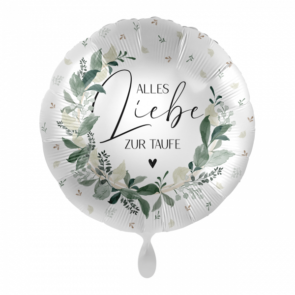 Folienballon Taufe - Alles Liebe zur