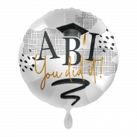 Folienballon Abi - You did it!