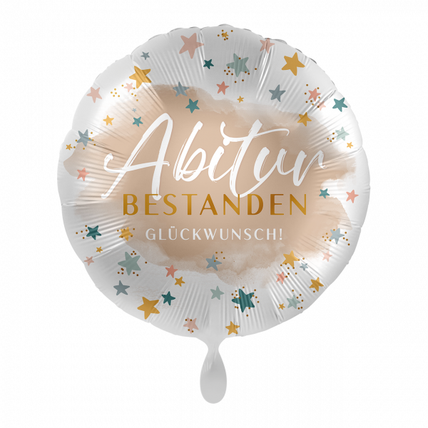 Folienballon Abitur - Bestanden - Glückwunsch