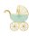 Servietten Kinderwagen Mint
