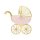Servietten Kinderwagen Rosa