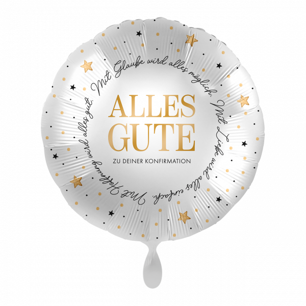Folienballon Konfirmation Alles Gute zu deiner
