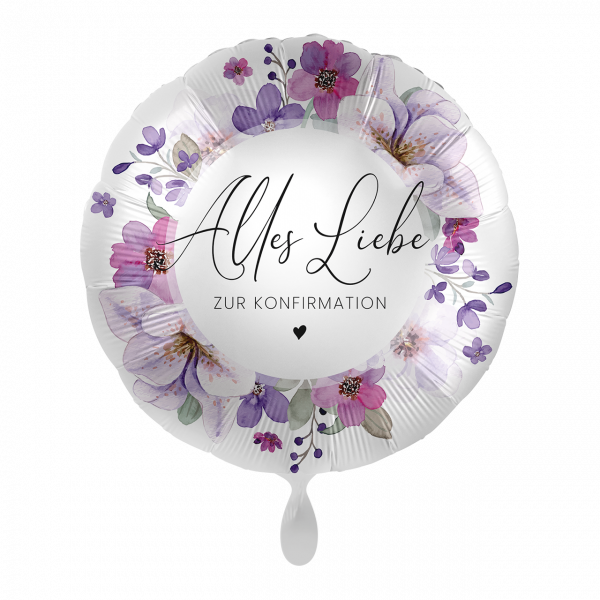 Folienballon Konfirmation Alles Liebe