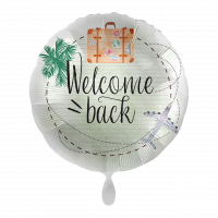 Folienballon Welcome Back Globetrotter