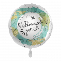 Folienballon Willkommen Zurück