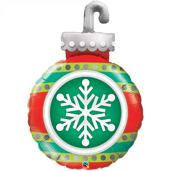 Folienballon Snowflake Baumkugel