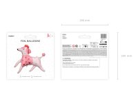 Folienballon Pudel