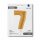 Folienballon Zahl 7 gold