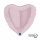 Folienballon (B) Herz Satin Pink Pastell