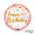 Folienballon Happy Birthday pink Party