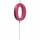 Kuchenkerzen Zahl 0 Glamour Vibes metallic pink