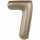 Folienballon Zahl 7 Starlight Gold