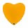 Folienballon Herz Matte Mustard