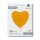 Folienballon Herz Matte Mustard