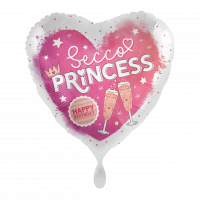 Folienballon - HBD - Secco Princess