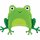 Folienballon Green Frog - Frosch