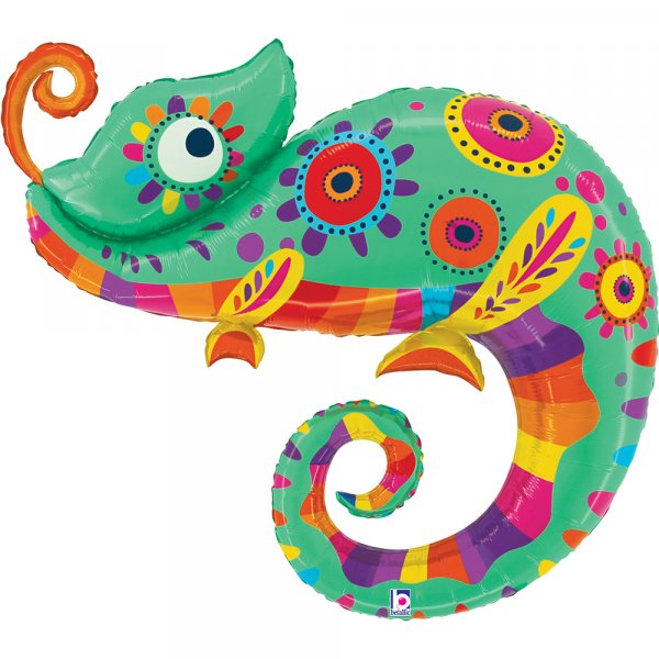 Folienballon Festive Chameleon