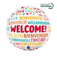 Folienballon Welcome