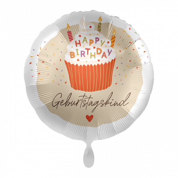 Folienballon Sweet Birthday Cupcake