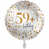 Folienballon HBD Happy Bithday 59+1
