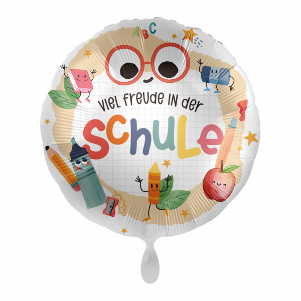 Folienballon Einschulung - Viel Freude in der Schule