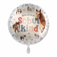 Folienballon Einschulung - Hurra, du bist Schulkind