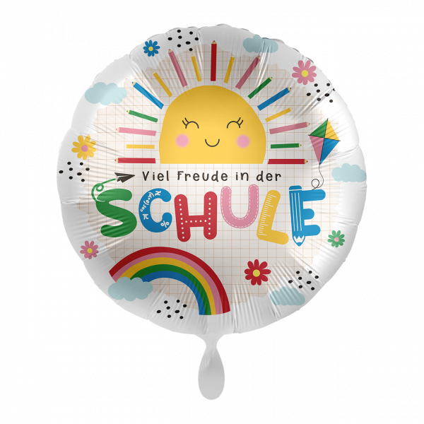 Folienballon Einschulung - Sonniger Schulanfang