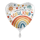Folienballon Einschulung - Schulkind Regenbogen