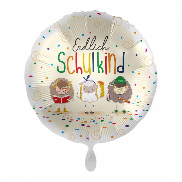 Folienballon Einschulung - Endlich Schulkind