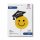 Folienballon Graduation Smiley