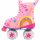 Folienballon Roller Skate pink