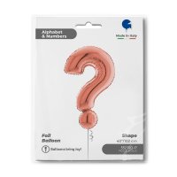Folienballon Symbol ? rosegold
