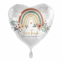 Folienballon Taufe - Glück Liebe Gesundheit