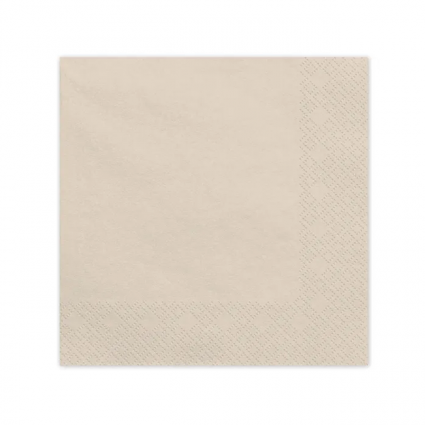 Servietten - Solid Color - Beige