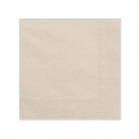 Servietten - Solid Color - Beige