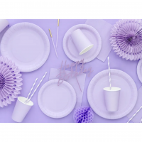 Pappteller - Solid Color - Lavendel