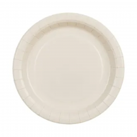 Pappteller - Solid Color - Beige