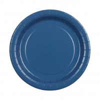 Pappteller - Solid Color - Dunkelblau