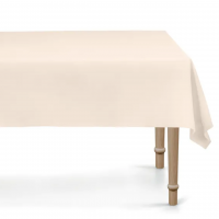 Plastiktischdecke - Solid Color - Beige