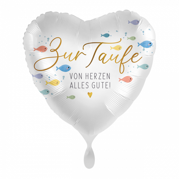 Folienballon Taufe - Lebensfische
