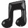 Folienballon Music Note Double - Black