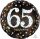 Folienballon Zahl 65 Sparkling Birthday