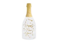 Servietten Happy New Year - Champagner weiß