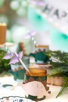 Bechermanschette Dinosaurier (DIY)