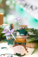 Bechermanschette - DIY - Dinosaurier