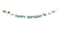 Bannergirlande Dinosaurier Birthday