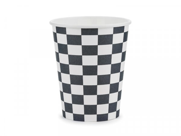 Pappbecher - Zielflagge - 220ml